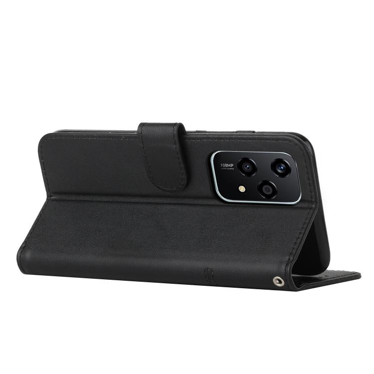 For Honor 200 Lite Global Stitching Calf Texture Buckle Leather Phone Case