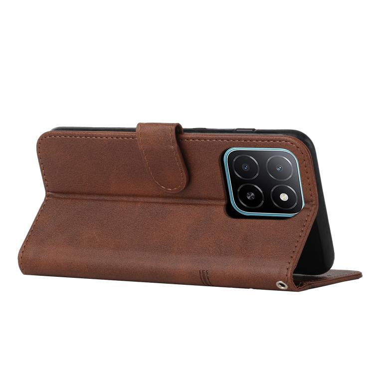 For Honor X5b / X5b Plus 4G Stitching Calf Texture Buckle Leather Phone Case