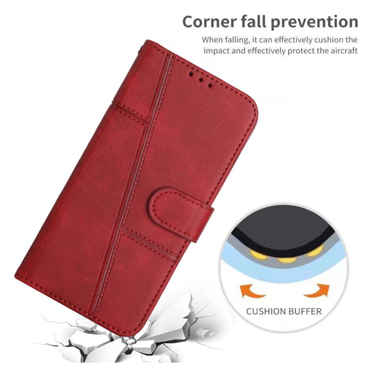 For Honor X5b / X5b Plus 4G Stitching Calf Texture Buckle Leather Phone Case