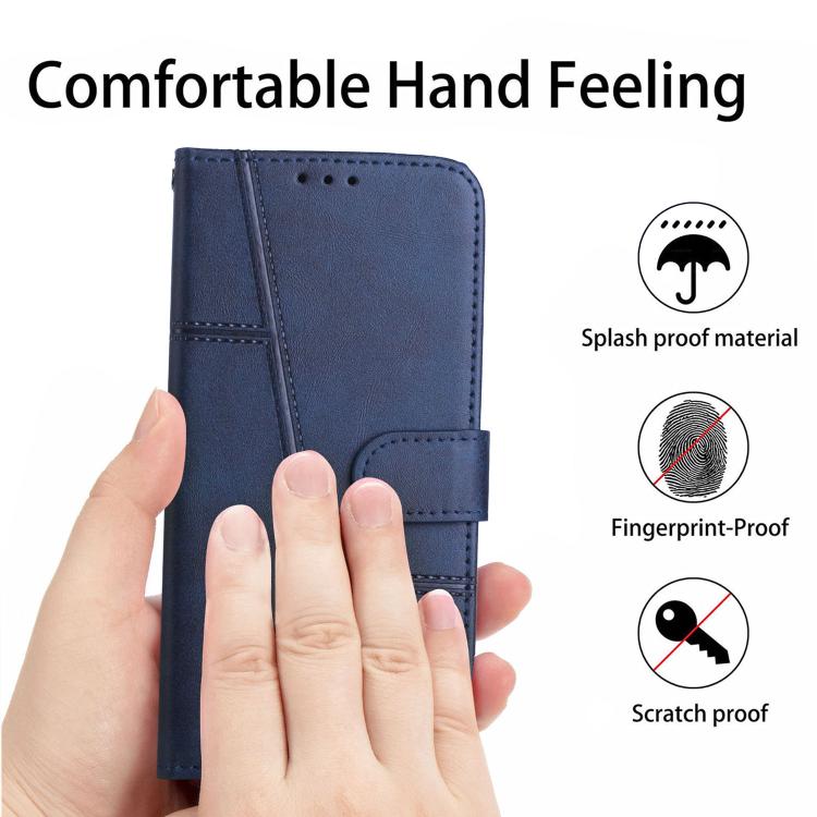 For Honor X5b / X5b Plus 4G Stitching Calf Texture Buckle Leather Phone Case