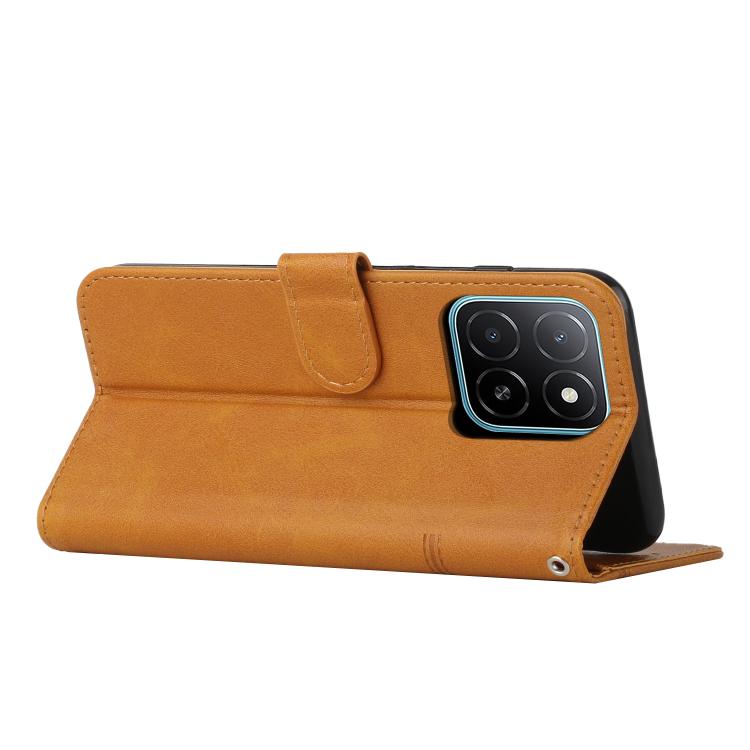 For Honor X5b / X5b Plus 4G Stitching Calf Texture Buckle Leather Phone Case