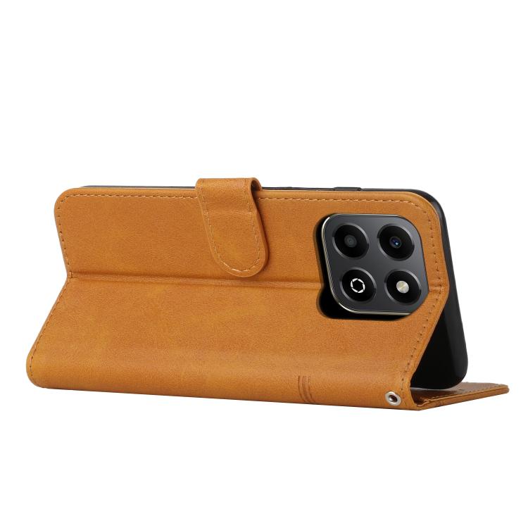 For Honor X6b / X6a Stitching Calf Texture Buckle Leather Phone Case