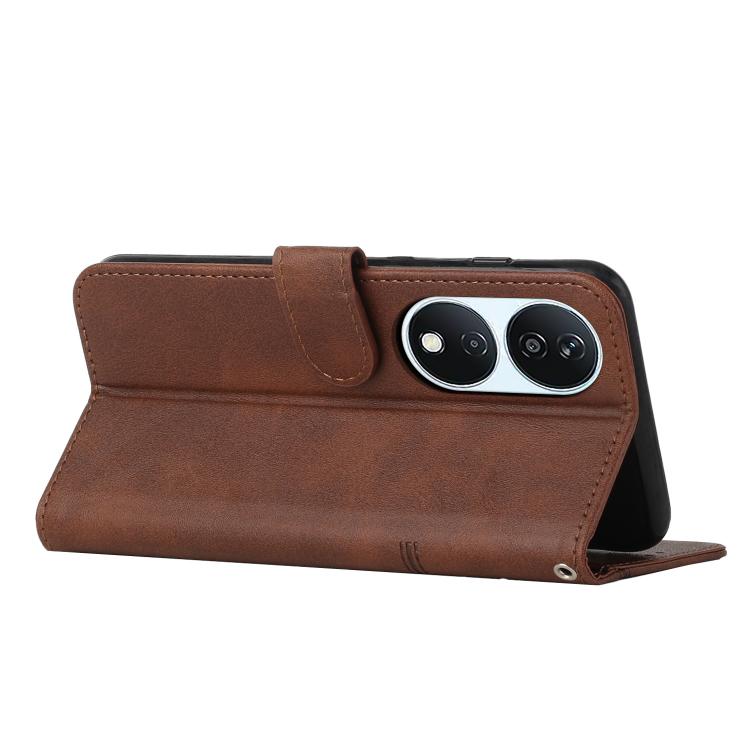 For Honor X7b 4G / 5G / 90 Smart Stitching Calf Texture Buckle Leather Phone Case