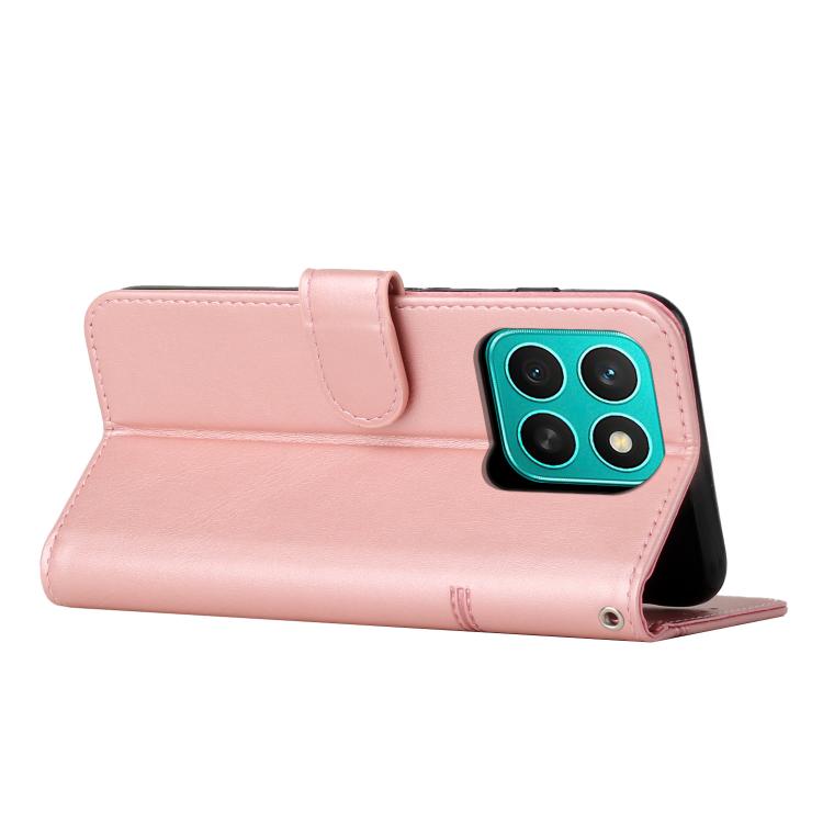 For Honor X8b Stitching Calf Texture Buckle Leather Phone Case