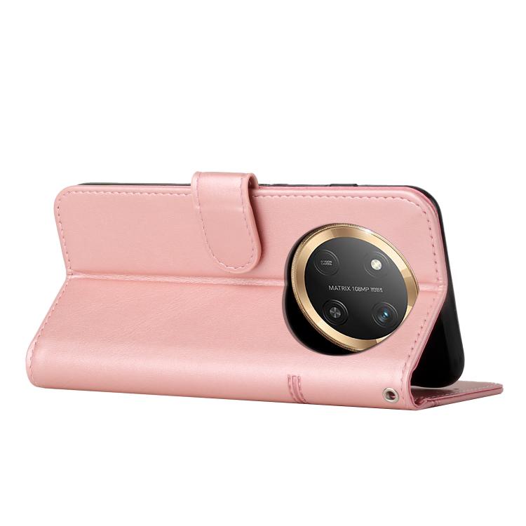 For Honor X9c 5G Stitching Calf Texture Buckle Leather Phone Case