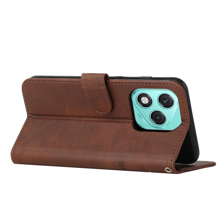 For Honor 400 Lite Global Stitching Calf Texture Buckle Leather Phone Case