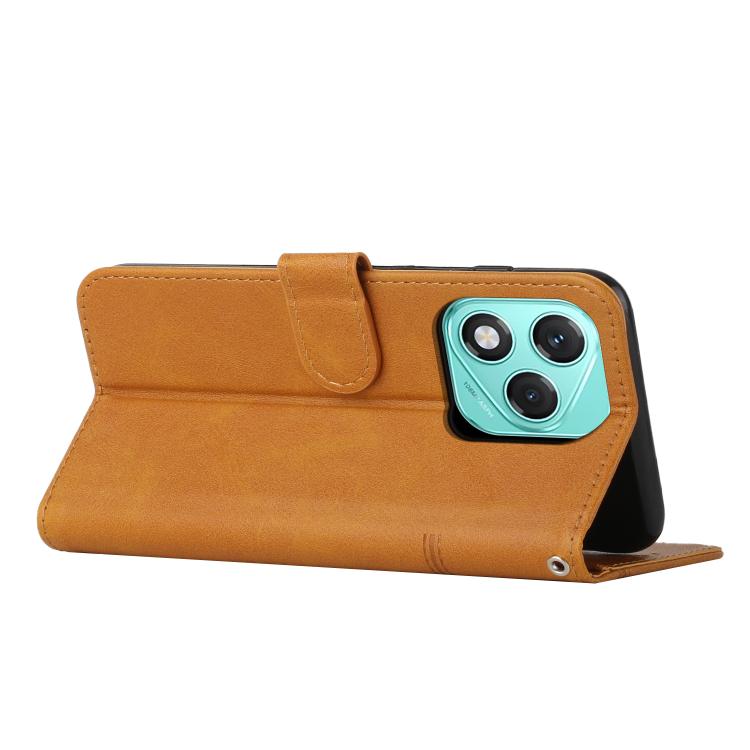 For Honor 400 Lite Global Stitching Calf Texture Buckle Leather Phone Case