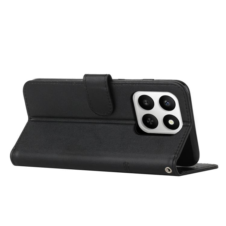 For Honor 400 Smart 5G / X7d 5G Stitching Calf Texture Buckle Leather Phone Case