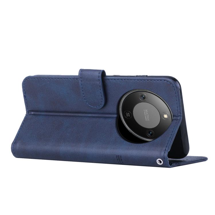 For Honor X70 5G Stitching Calf Texture Buckle Leather Phone Case