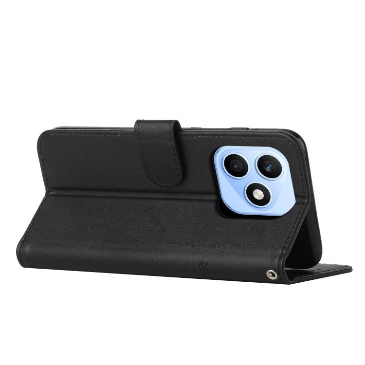 For Honor X8d 4G Stitching Calf Texture Buckle Leather Phone Case