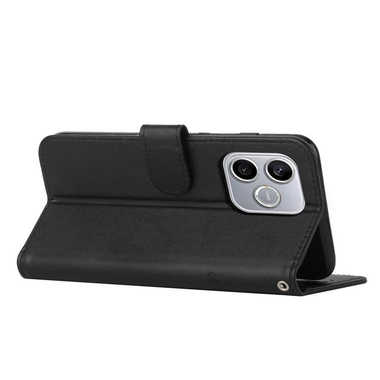 For Honor 600 Lite Global Stitching Calf Texture Buckle Leather Phone Case