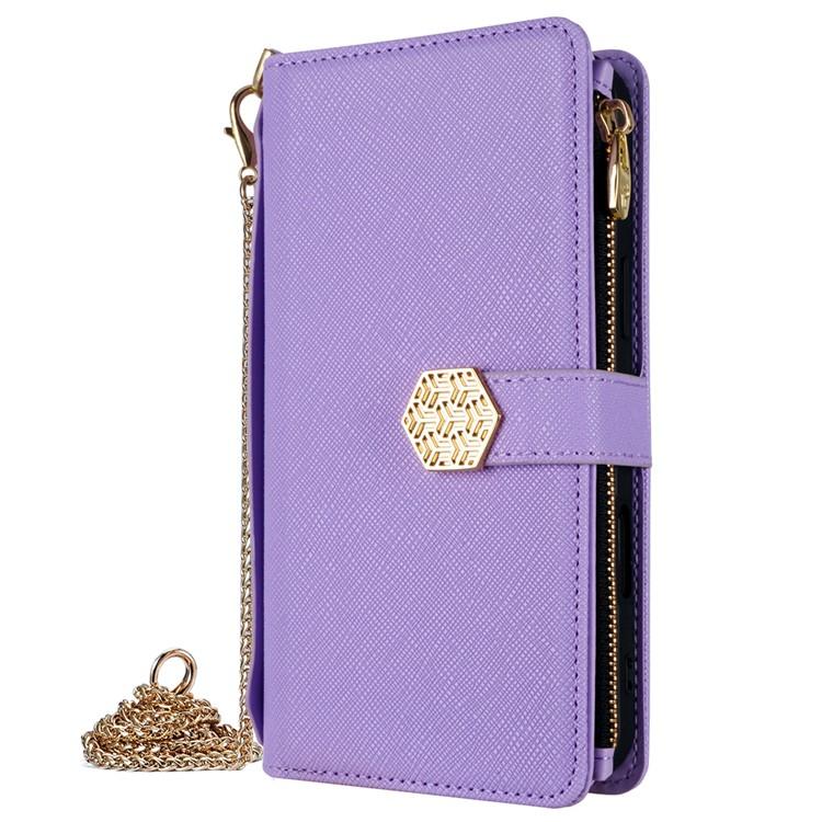 For Infinix Note Edge 5G Crossbody Handle Cross Texture Leather Phone Case
