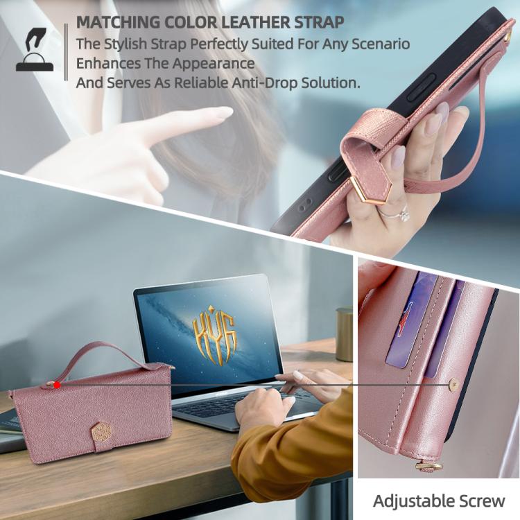 For Redmi K80 Ultra Crossbody Handle Cross Texture Leather Phone Case
