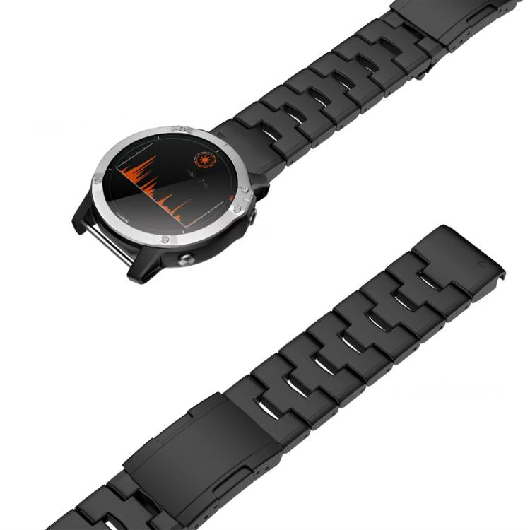 For Garmin Watch 26mm Oracle Titanium Alloy Watch Band