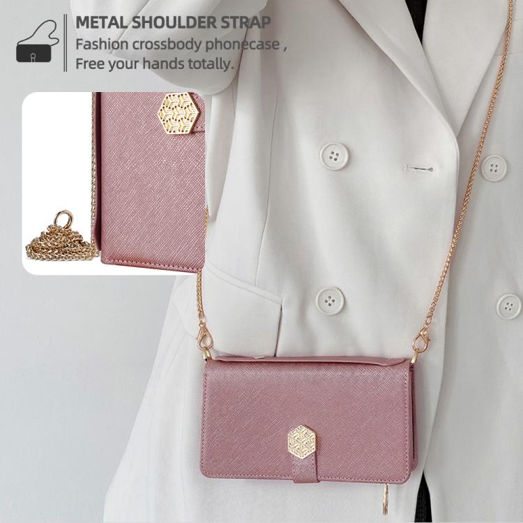 For Xiaomi 17 Crossbody Handle Cross Texture Leather Phone Case