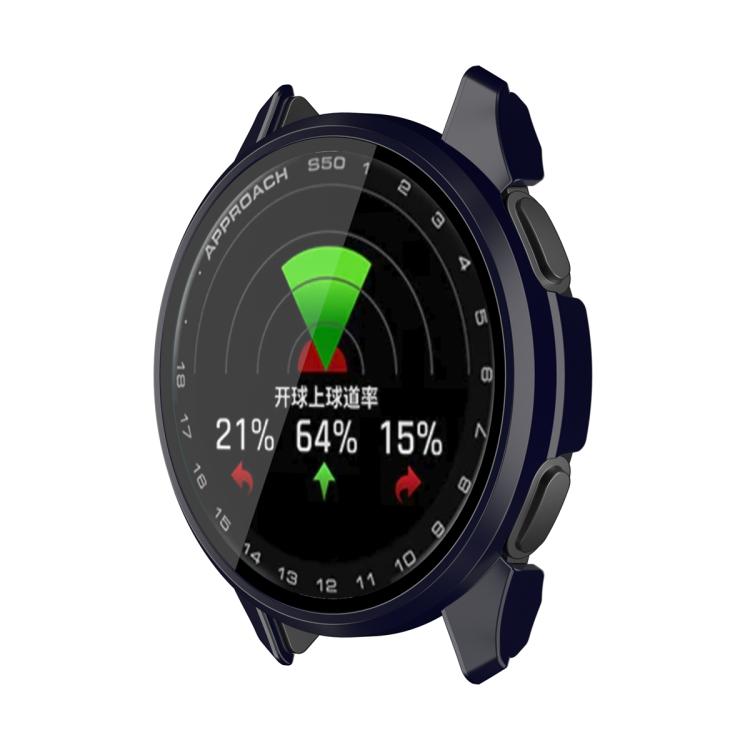 For Garmin Approach S50 Tempered Film Integrated PC Watch Protective Case