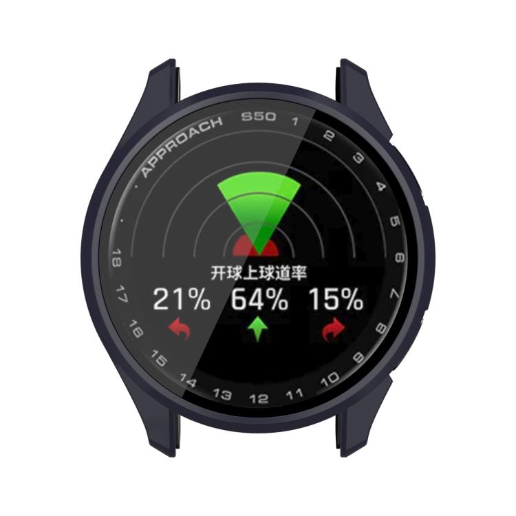 For Garmin Approach S50 Tempered Film Integrated PC Watch Protective Case