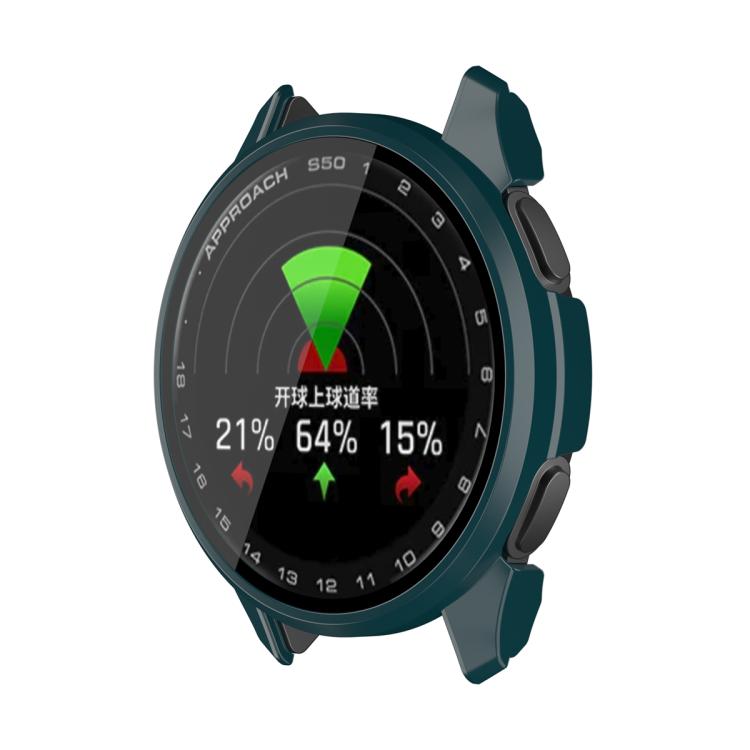 For Garmin Approach S50 Tempered Film Integrated PC Watch Protective Case