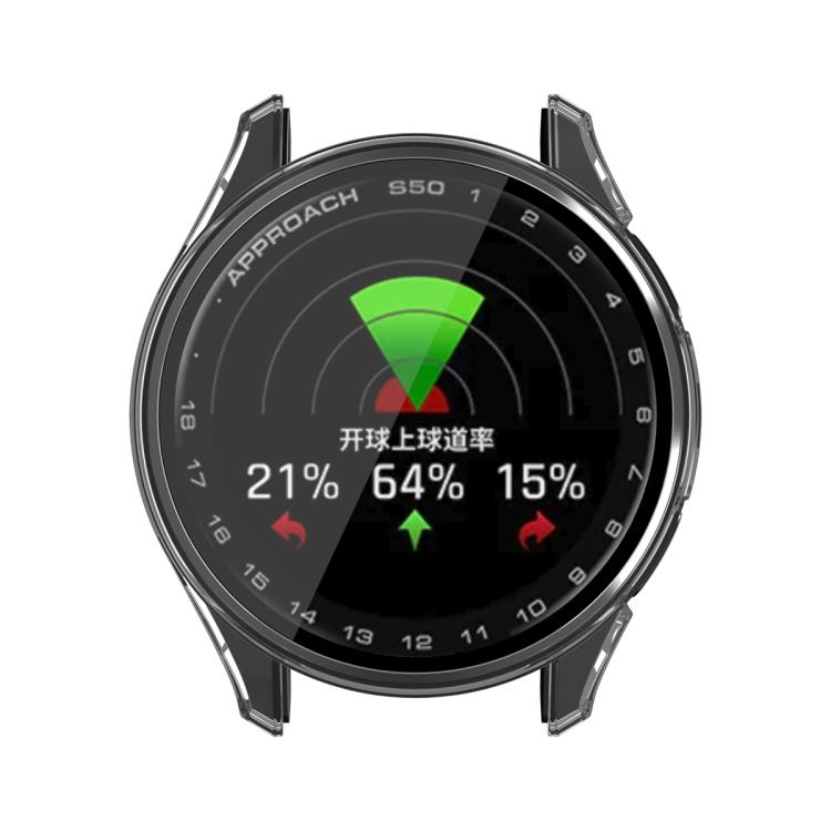 For Garmin Approach S50 Tempered Film Integrated PC Watch Protective Case