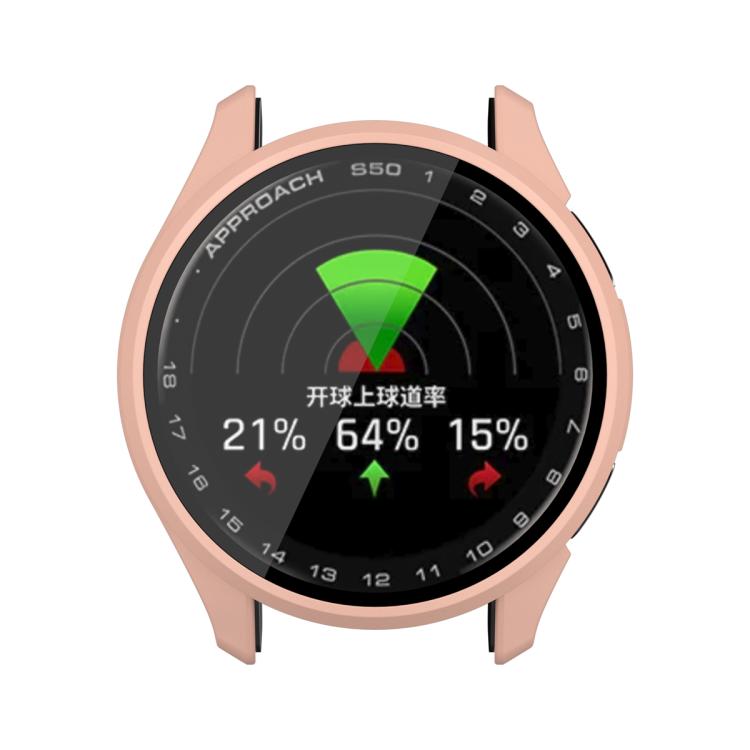 For Garmin Approach S50 Tempered Film Integrated PC Watch Protective Case