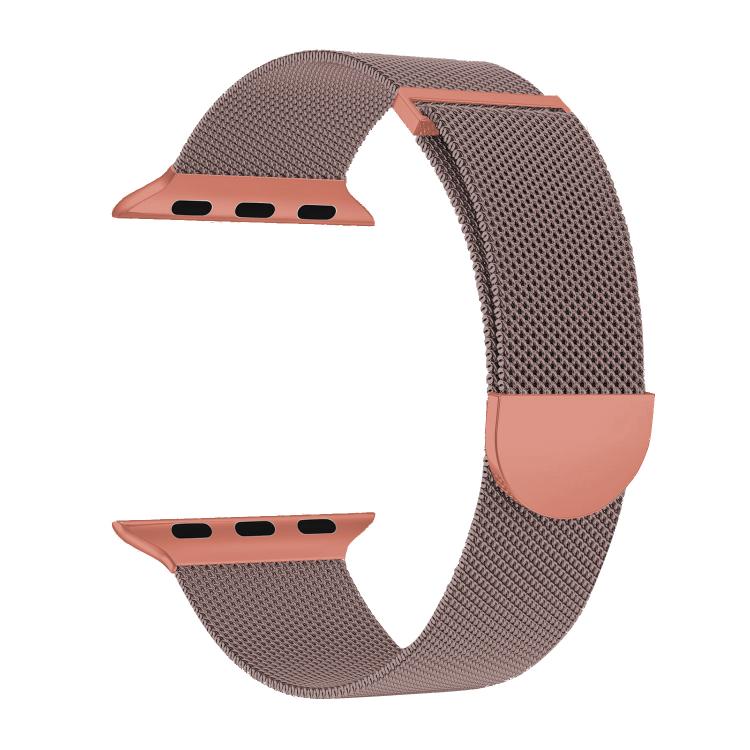 For Apple Watch 46mm / 49mm / 45mm / 44mm Kalebol Semi-round Tail Milan Stainless Steel Strap