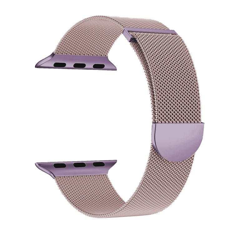 For Apple Watch 42mm / 41mm / 40mm / 38mm Kalebol Semi-round Tail Milan Stainless Steel Strap