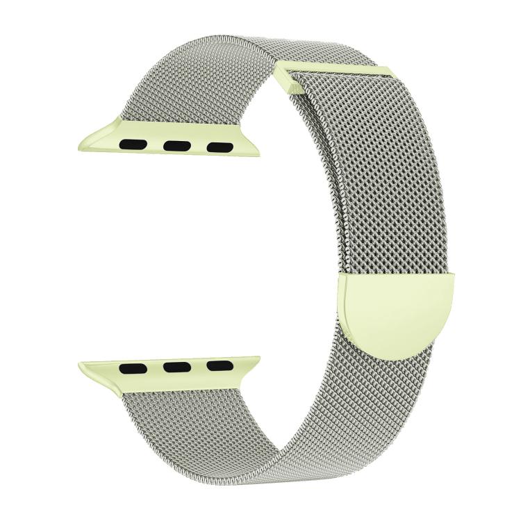 For Apple Watch 42mm / 41mm / 40mm / 38mm Kalebol Semi-round Tail Milan Stainless Steel Strap