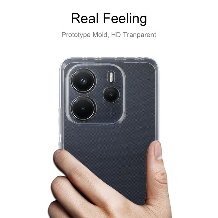 For Redmi Note 14 5G Global Ultra-thin Transparent TPU Phone Case