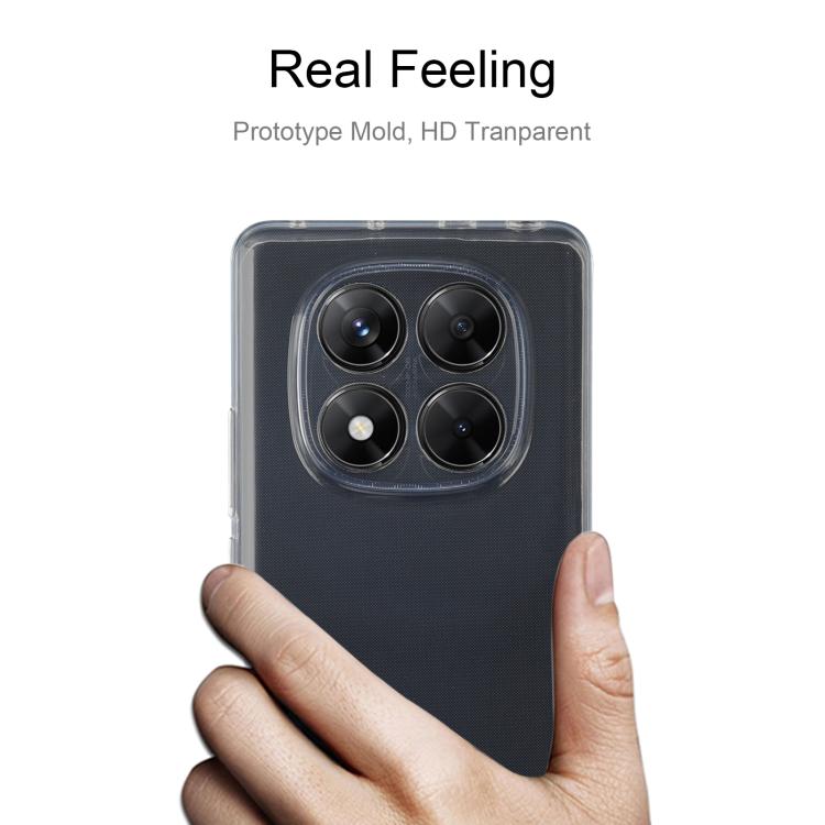 For Redmi Note 14 Pro 4G Ultra-thin Transparent TPU Phone Case