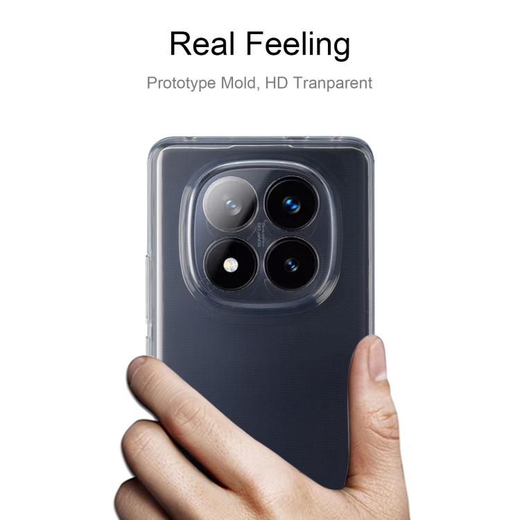 For Redmi Note 14 Pro 5G Ultra-thin Transparent TPU Phone Case