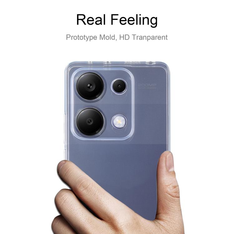 For Redmi Note 14S 4G Ultra-thin Transparent TPU Phone Case