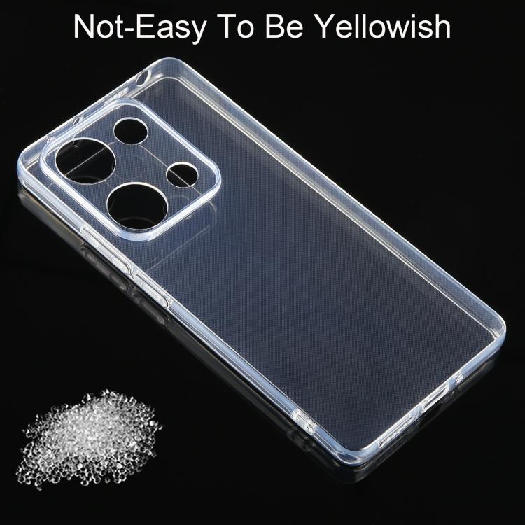 For Redmi Note 14S 4G Ultra-thin Transparent TPU Phone Case