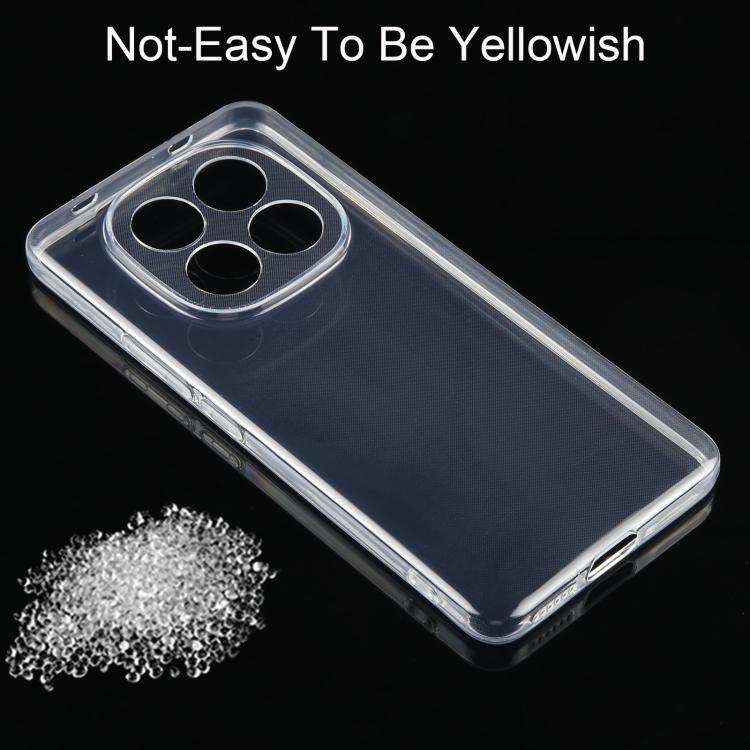 For Redmi Note 15 Pro 4G Global 163.2mm Ultra-thin Transparent TPU Phone Case