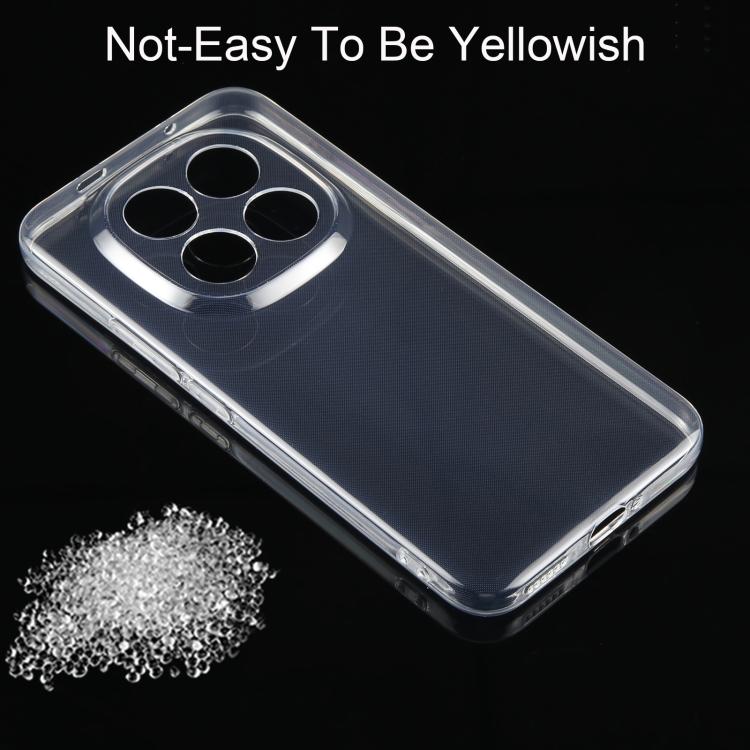 For Redmi Note 15 Pro+ 163.3mm / Poco M8 Pro Ultra-thin Transparent TPU Phone Case