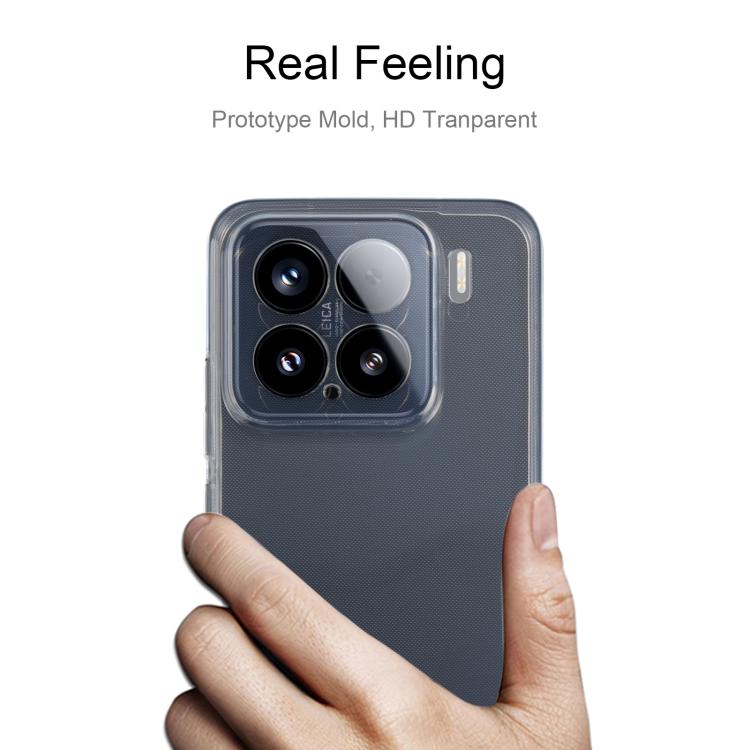For Xiaomi 15 Ultra-thin Transparent TPU Phone Case