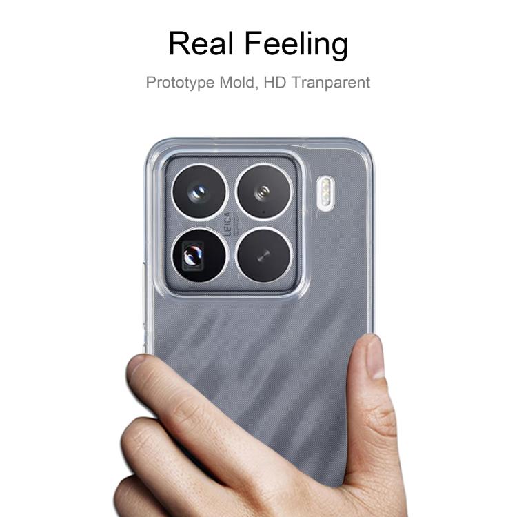 For Xiaomi 15 Pro Ultra-thin Transparent TPU Phone Case