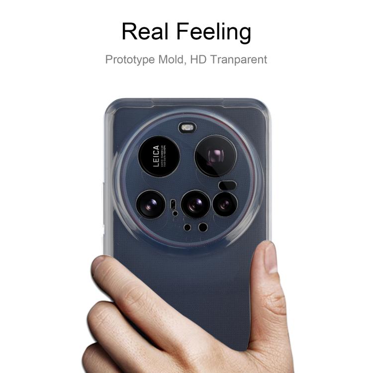 For Xiaomi 15 Ultra Ultra-thin Transparent TPU Phone Case