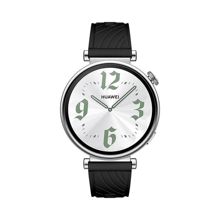 Kalebol 18mm Universal Textured Silicone Black Buckle Strap
