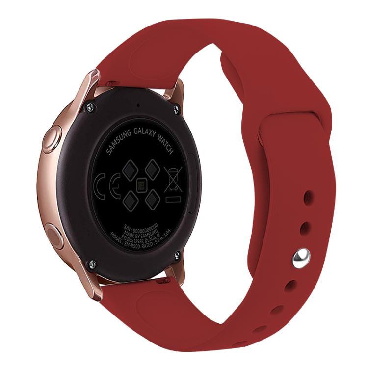 Kalebol 22mm Universal Reverse Buckle Silicone Watch Band