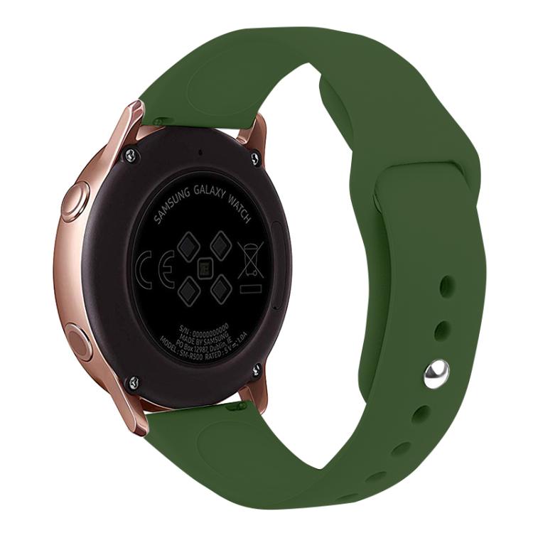 Kalebol 22mm Universal Reverse Buckle Silicone Watch Band