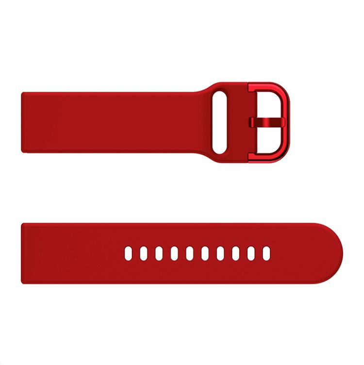 Kalebol 22mm Universal Flat Head Buckle Silicone Watch Band