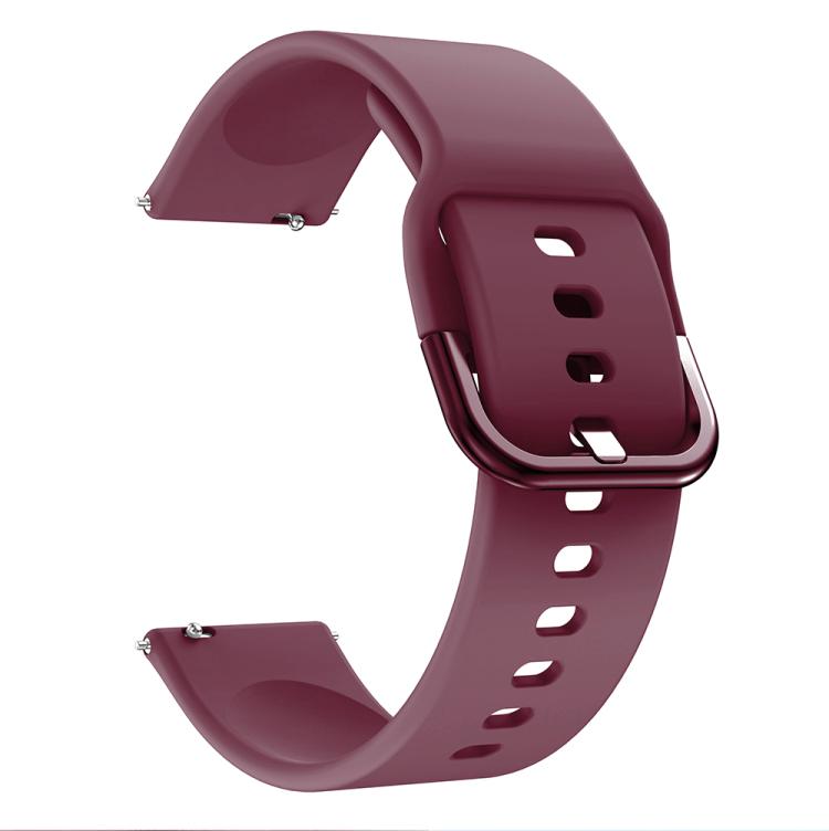 Kalebol 22mm Universal Flat Head Buckle Silicone Watch Band