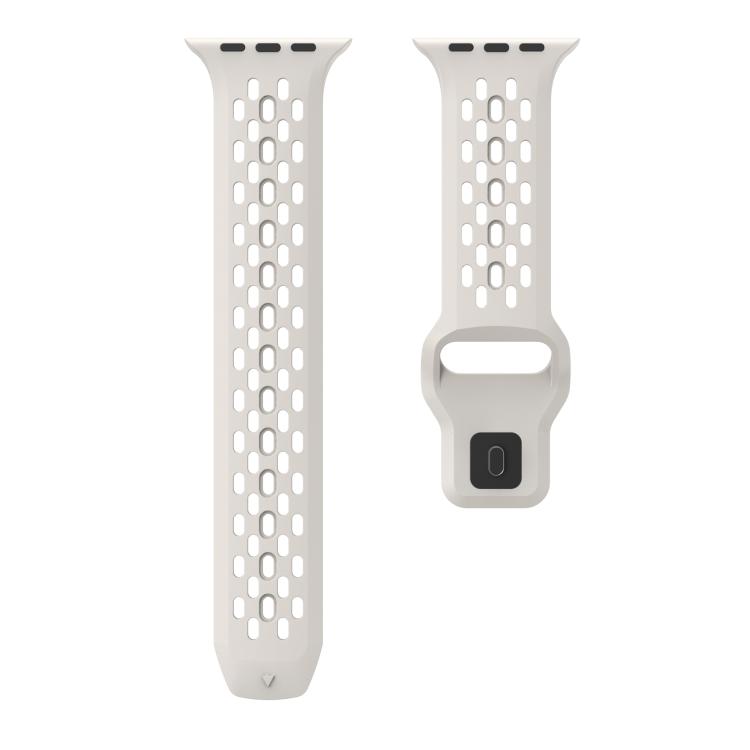 For Apple Watch 42mm / 41mm / 40mm / 38mm Kalebol Mesh Reverse Buckle Silicone Strap