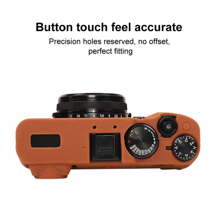 For FUJIFILM X100VI Litchi Texture Soft Silicone Protective Case