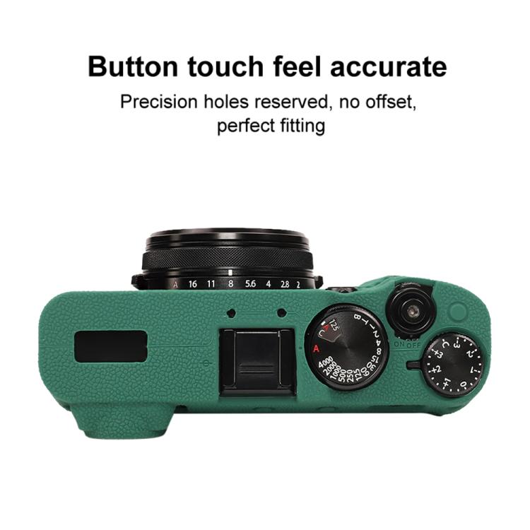 For FUJIFILM X100VI Litchi Texture Soft Silicone Protective Case
