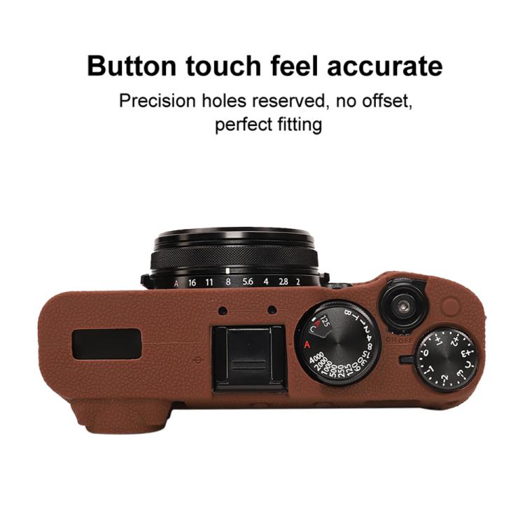 For FUJIFILM X100VI Litchi Texture Soft Silicone Protective Case