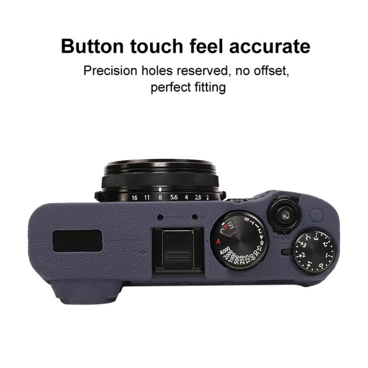 For FUJIFILM X100VI Litchi Texture Soft Silicone Protective Case