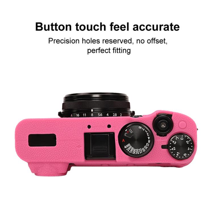 For FUJIFILM X100VI Litchi Texture Soft Silicone Protective Case