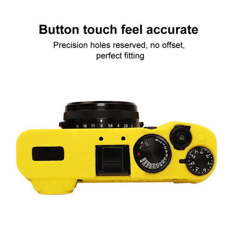 For FUJIFILM X100VI Litchi Texture Soft Silicone Protective Case