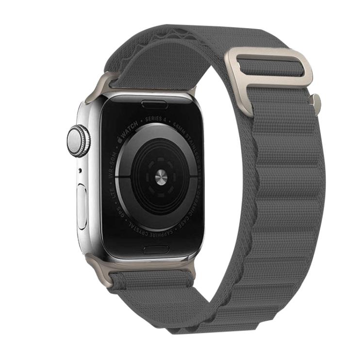 For Apple Watch 46mm / 49mm / 45mm / 44mm Kalebol Aline Nylon Loop Watch Band